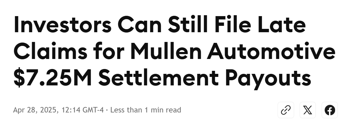 11thestate's tweet image. If you missed the deadline, don’t miss this update. This is probably the most useful info you’ve read in years about $MULN — how you can actually recover something. #Mullen #MULN