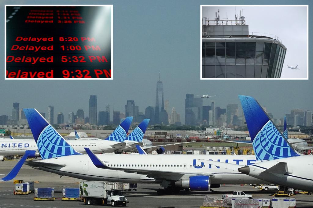 nypost's tweet image. Lone Newark air traffic controller who handled terrifying 90-second outage reveals it’s ‘only a matter of time before we have a fatal crash’ trib.al/gs8jEAi