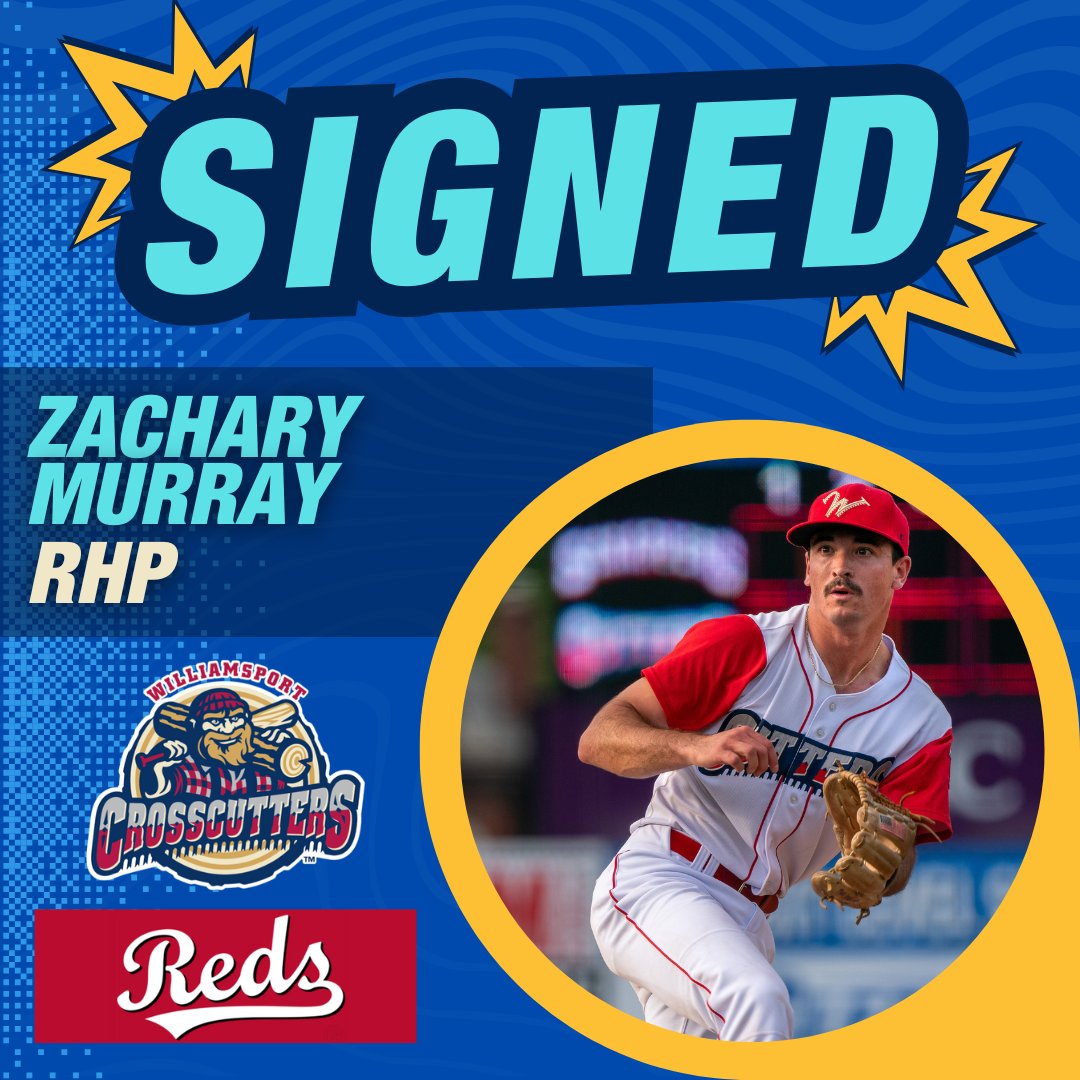 crosscutters's tweet photo. Congratulations to 2024 Cutters Pitcher of the Year @ZacharyMurrayy who was signed to a minor league contract by the @Reds! #ItAllBeginsInBilltown https://t.co/97894PfgHq