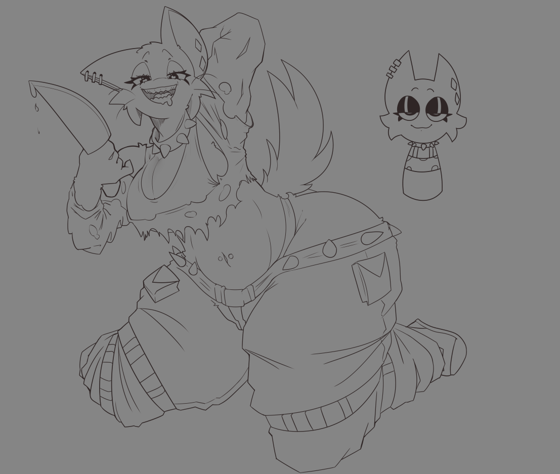 while I finish it, here's the full lineart