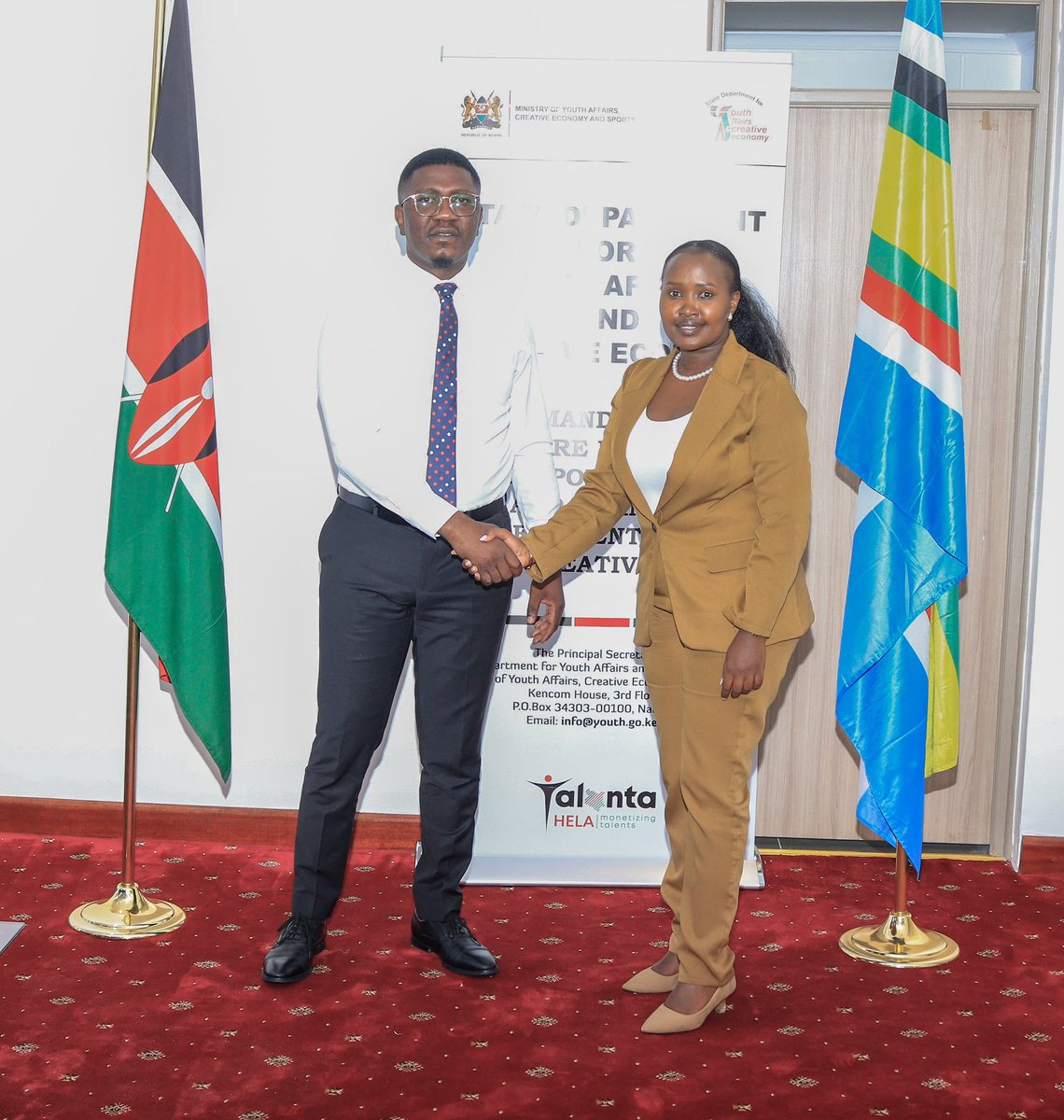 I met the PS for Youth Affairs to explore ways to collaborate for the benefit of youths,especially from West Pokot.<a href="/fikirini_jacobs/">Fikirini Jacobs</a> affirmed that his office is dedicated to youth affairs and remains open to all.Thank you for your time, humility, and commitment to young people!