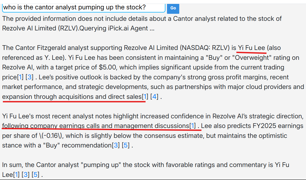 iPick_ai's tweet photo. Dump after pump? 

Ask #iPickAI who is the Cantor analyst pumping up the stock. 

https://t.co/lQZ6rzCi8c https://t.co/pSxNjYHJ4z
