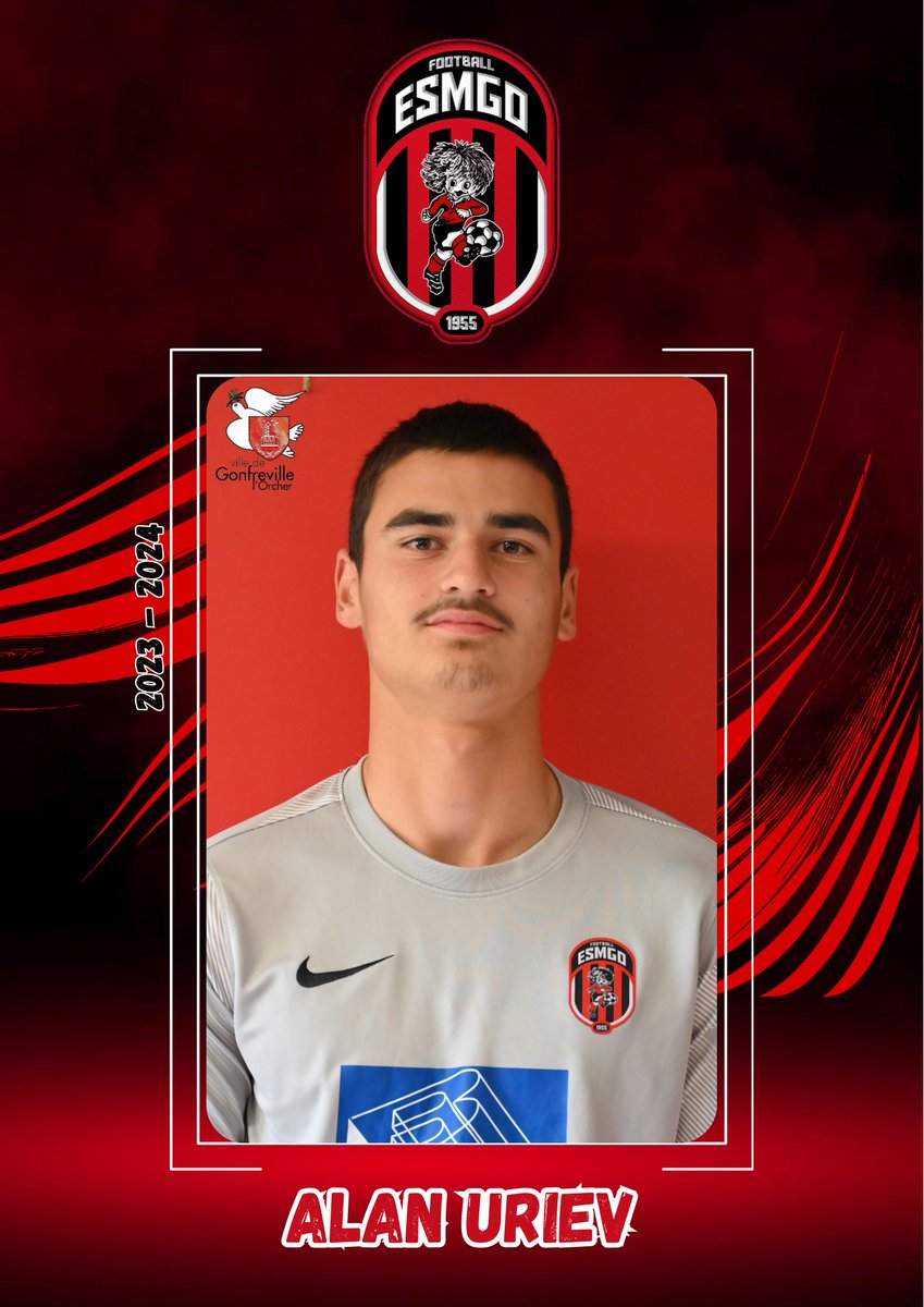 Félicitations à Alan Uriev ! 👏

Gardien sélectionné dans le 11 de l’année du championnat U19 Nationaux avec son équipe <a href="/USAvrMSM_Off/">US Avranches MSM Officiel</a> 

Ancien joueur de l’ESMGO🔴⚫️ en U18 R1 la saison dernière, Alan poursuit sa belle progression au plus haut niveau.

Bravo Alan 💪

#Formation