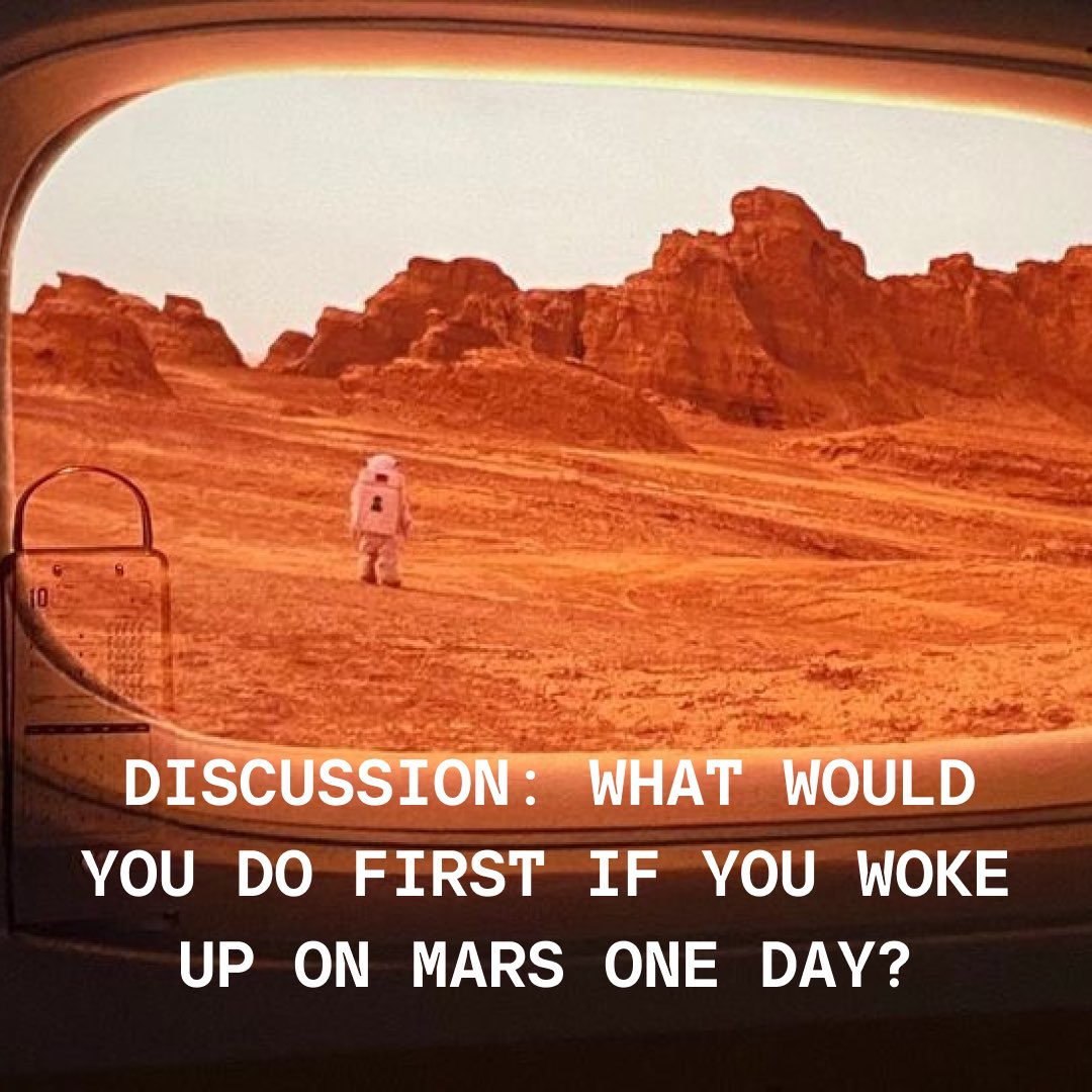 MarsUnity42's tweet image. Write in the comments. We would do a number of things that could be done for the first time, since no one has done it before us.
For example, we would do a trick-wheel or exercise.
#marsunity #Space #Astronomy #SolarSystem #NASA #SpaceTravel #Planets #SpaceCommunity