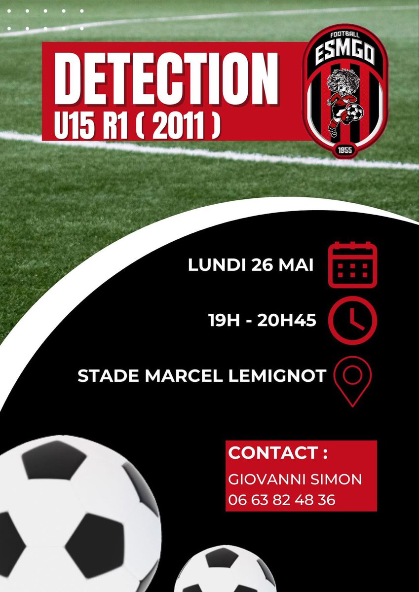 Détection U15 R1