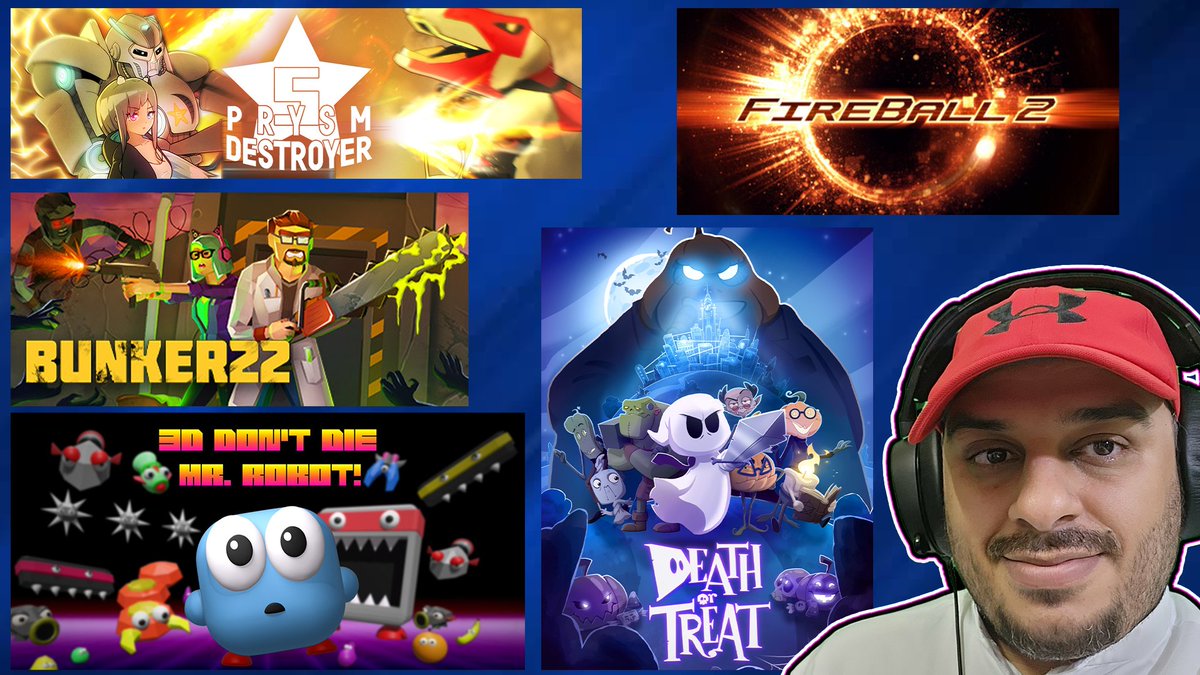 ألعاب جميله🥰 ( Death &amp; Treat + و Bunker 22 + و Fireball 2 + و 3D Don't Die Mr Robot + لعبة تحدي ♥️)
youtube.com/watch?v=3puL3L… 🎮💗

#3DDDMR
#PrysmDestroyer
#Bunker22
#fireball2
#DeathorTreat