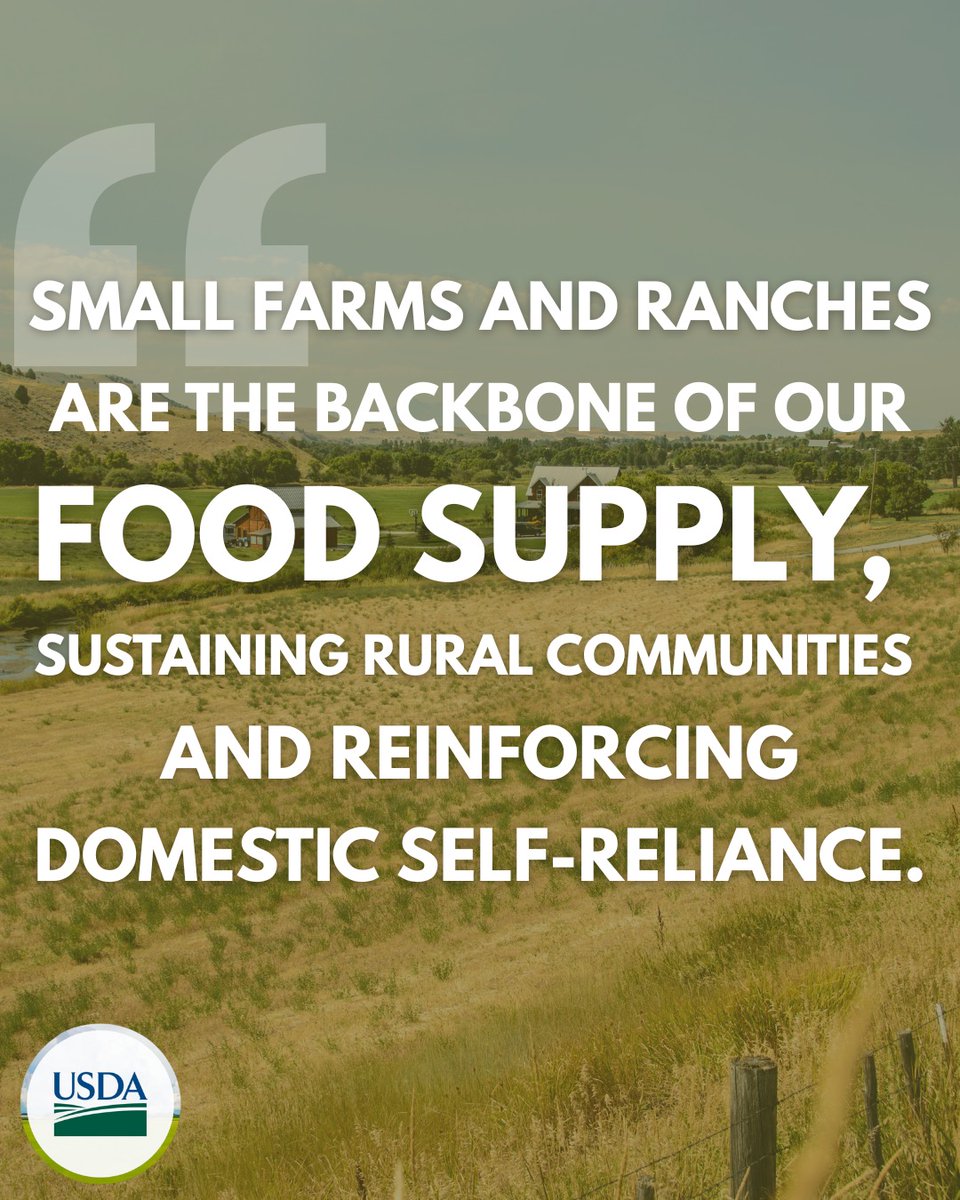 mschultz_12's tweet image. Small farms and ranches are the backbone of our food supply, sustaining rural communities and reinforcing domestic self-reliance.
Utah provided feedback on this plan with @USDA, especially regarding cutting burdensome regulations and investing in local processing and logistics.…