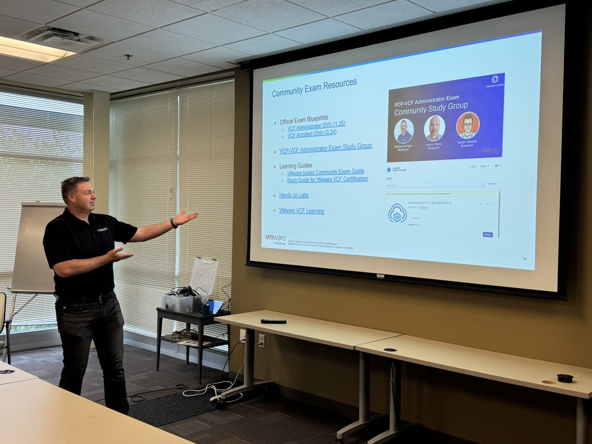 wivmug's tweet photo. @brandonhahn presenting on VCF Certification https://t.co/CEMjh79pz7
