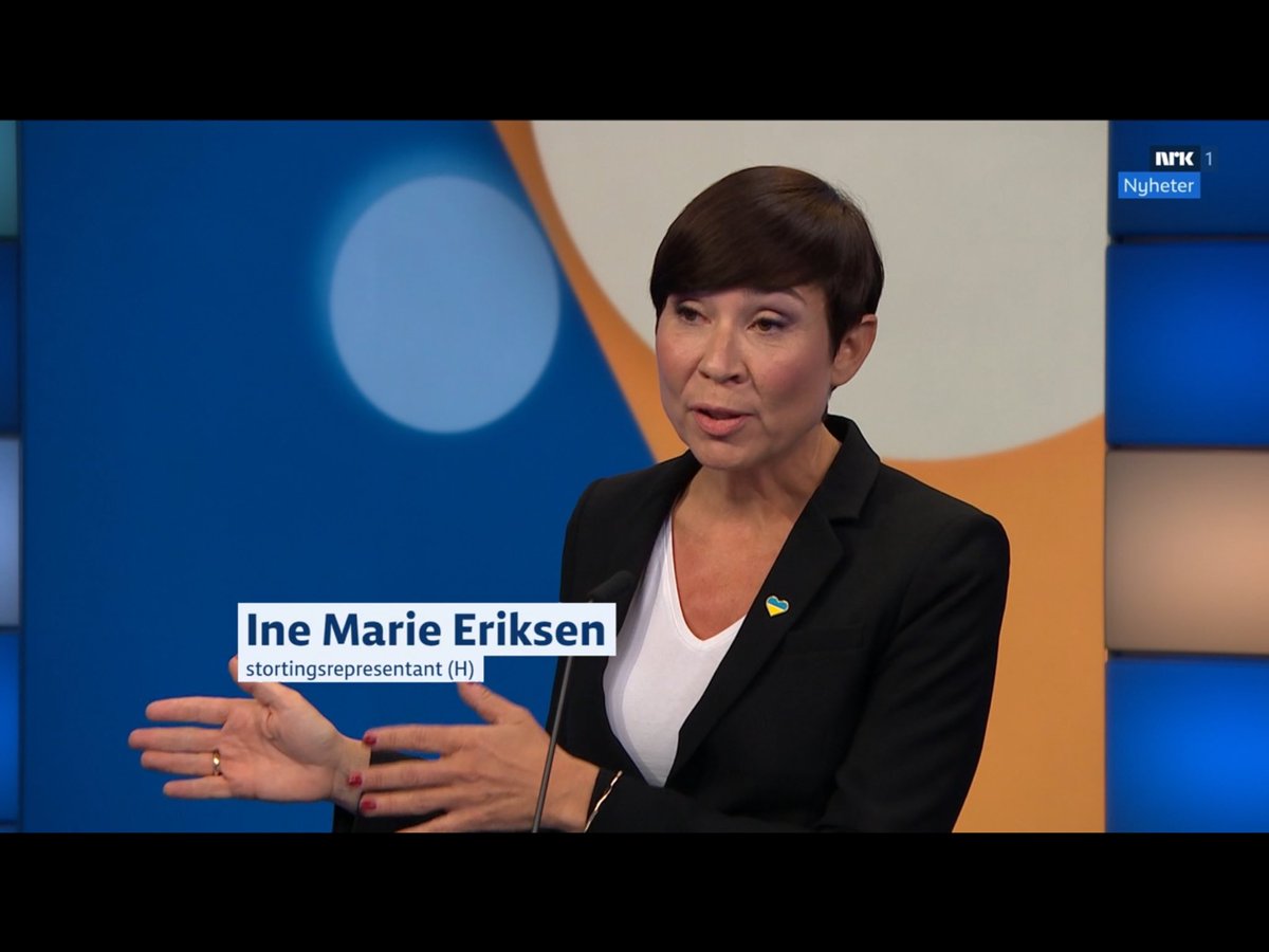 STOR TAKK til Ine Marie Eriksen for å sette skapet på plass! 👏👏👏 #debatten #nrkdebatt
