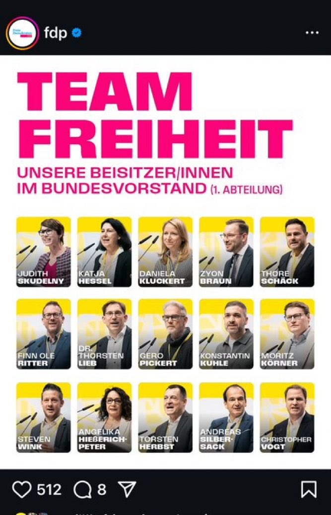 Zum Original geht‘s hier entlang: 
👇🏻
team-freiheit.de

FDPler, denen ihre Partei wie eine schlechte Kopie vorkommt, sind herzlich willkommen.
