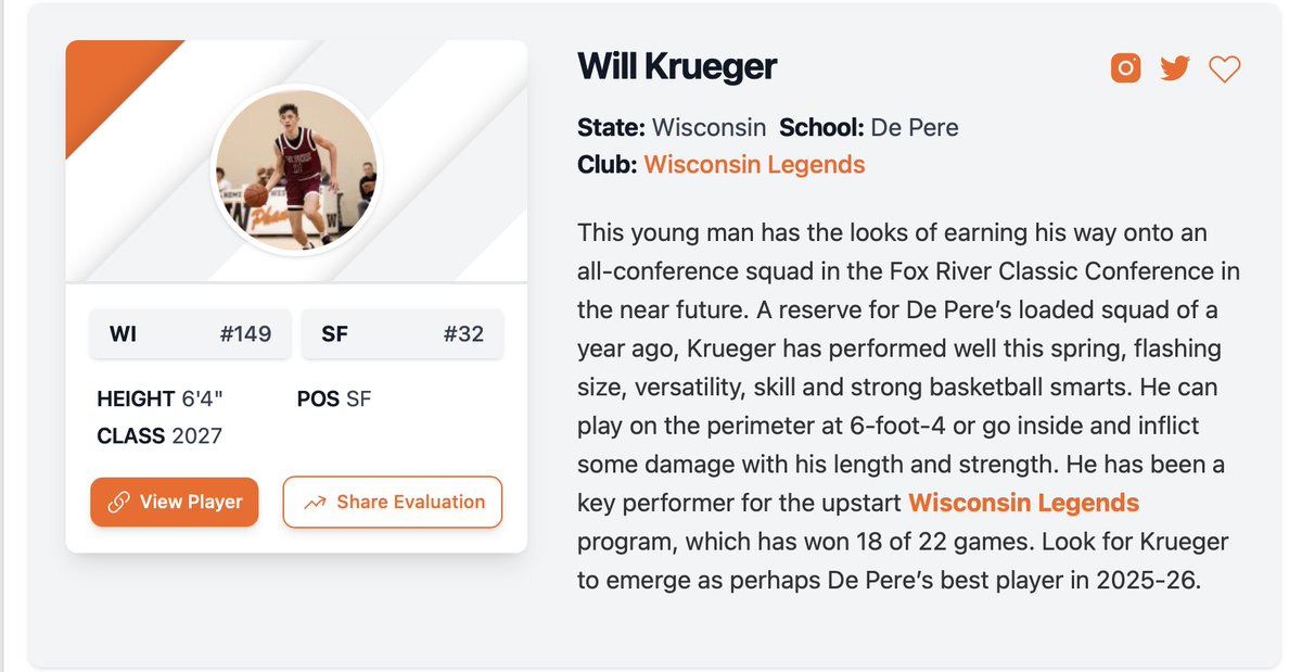 Wisconsin Legends (@wilegends) on Twitter photo The BEST kept secret is a secret no longer <a href="/willkruegs45/">Will Krueger</a> can flat out HOOP😤 <a href="/DePereHoops/">DP Boys Basketball</a> has ANOTHER ONE prepared for takeoff 🚀Appreciate <a href="/WisBBYearbook/">Mark Miller</a> for seeing the results of countless hours WINNING in the Dark for Will The Thrill🙌WORK WINS #BeALEGEND #LEGENDSLiveHERE The BEST kept secret is a secret no longer <a href="/willkruegs45/">Will Krueger</a> can flat out HOOP😤 <a href="/DePereHoops/">DP Boys Basketball</a> has ANOTHER ONE prepared for takeoff 🚀Appreciate <a href="/WisBBYearbook/">Mark Miller</a> for seeing the results of countless hours WINNING in the Dark for Will The Thrill🙌WORK WINS #BeALEGEND #LEGENDSLiveHERE