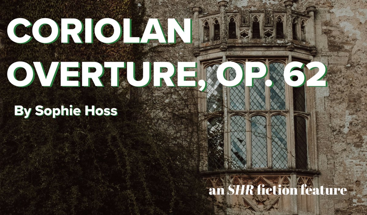 Check out our new online fiction feature "Coriolan Overture, Op. 62" by Sophie Hoss!

southernhumanitiesreview.com/fiction-featur…

#fiction #litmagazine #writingcommunity