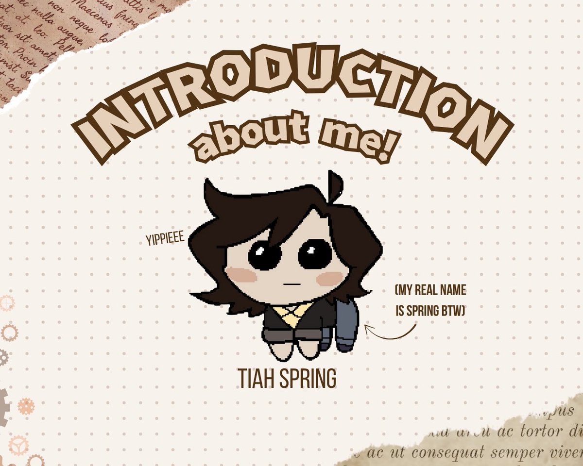 TiahSpring2's tweet image. Silly introduction about me with images this time! ,,[🌻]

[Here you may find]
- About Me
- DNI List
- Kinnies
- Extras and Commission informations!