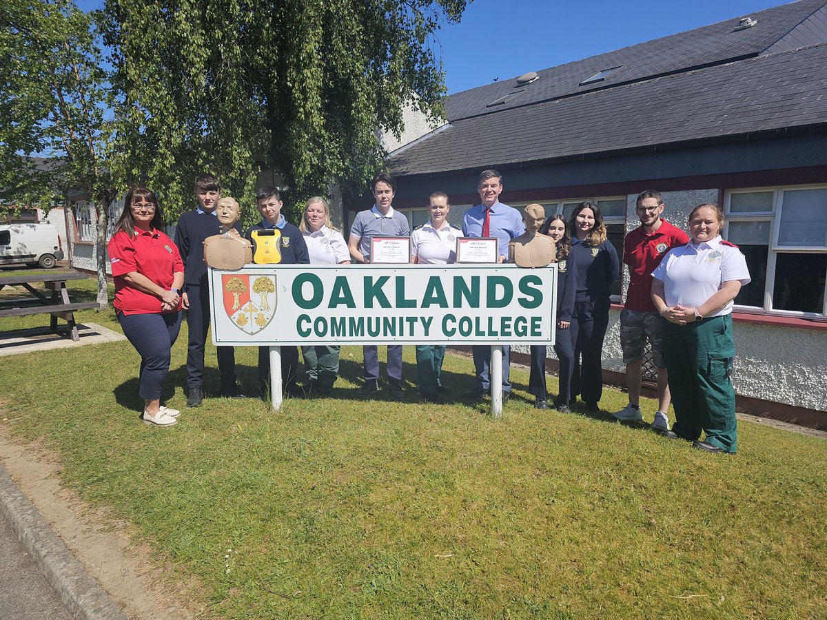 We are delighted to announce that we have been presented with two awards by <a href="/Irishheart_ie/">Irish Heart Foundation</a> – the CPR for Schools Heroes Award and the Schools Recognition Award – in recognition of its outstanding commitment to empowering students with life-saving CPR skills.