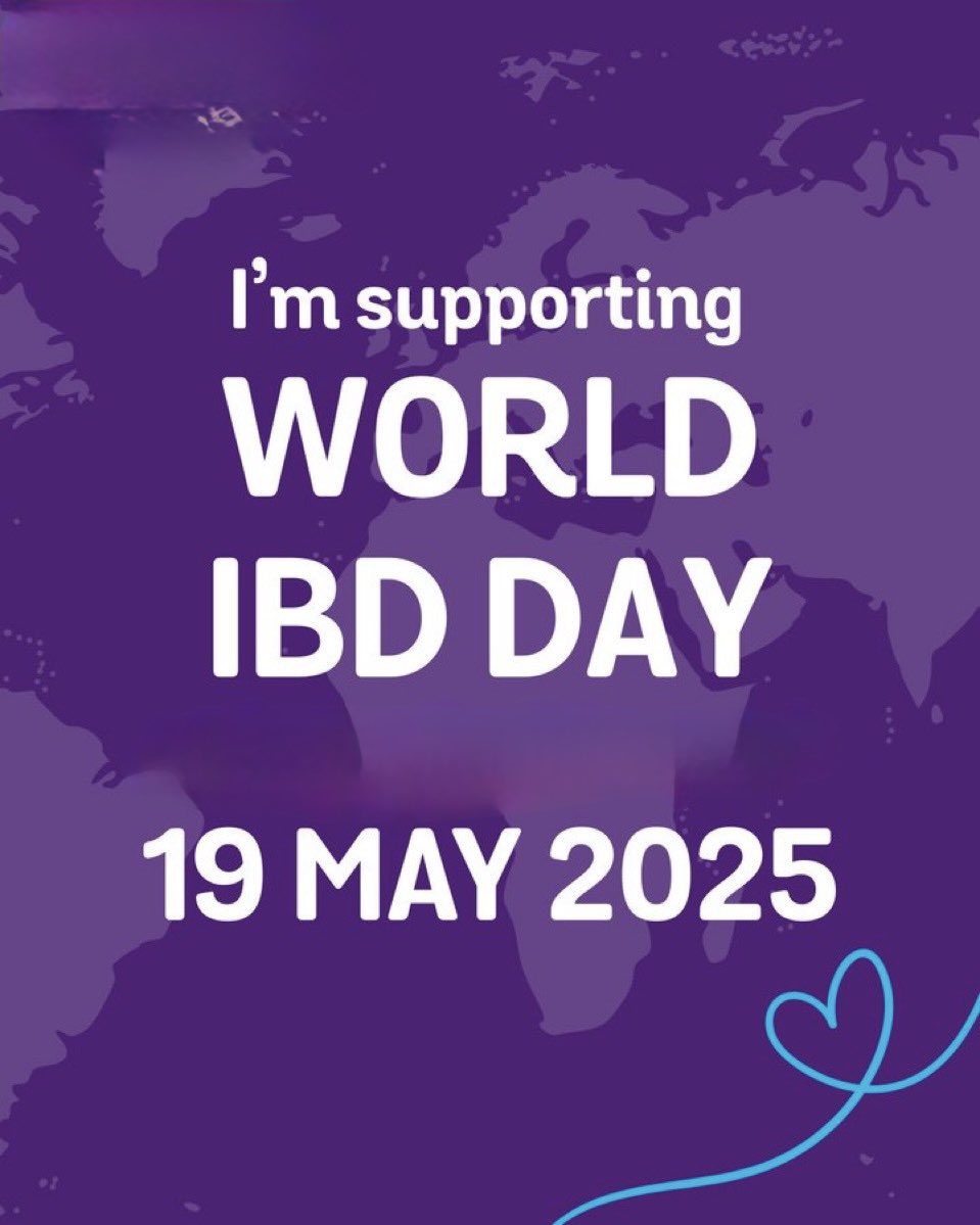 We support our colleagues on #WorldIBDDay2025 on May 19, 2025 who suffer from #IBD or who also suffer with #IBS