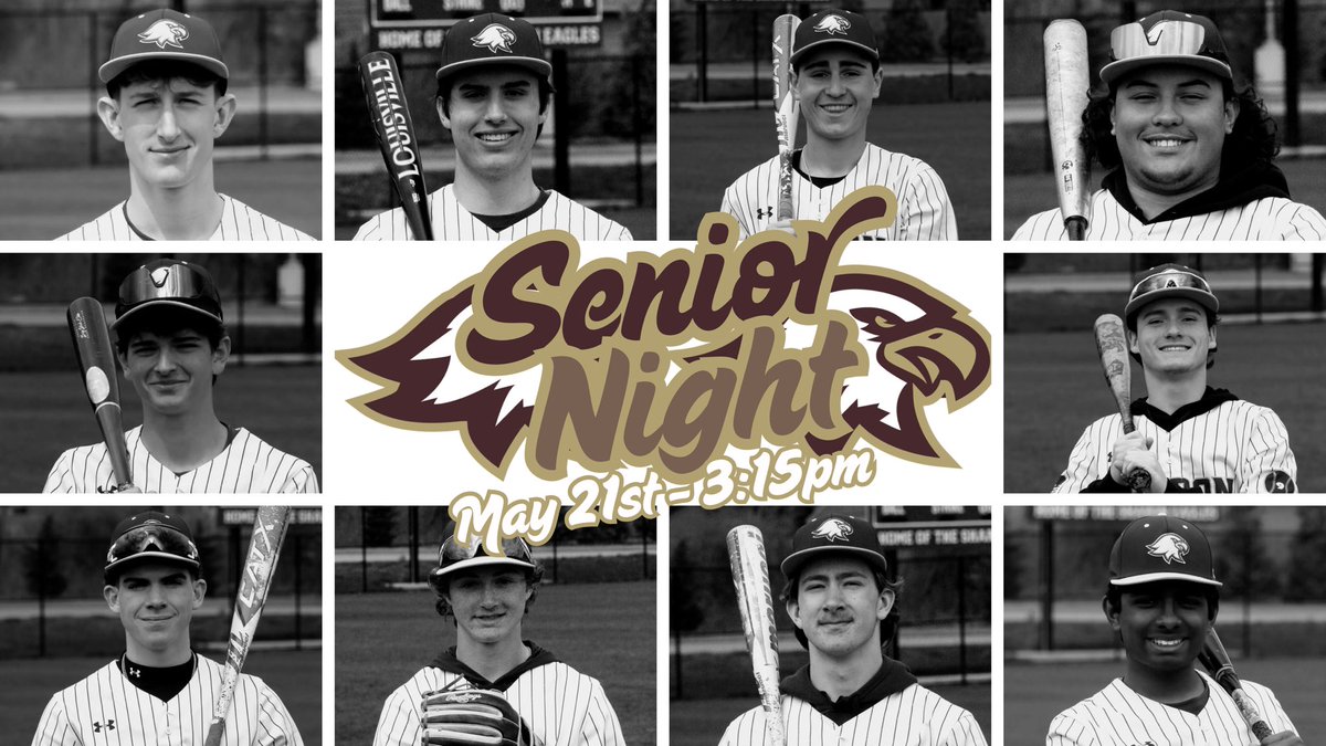 Sharon Baseball (@sharon_baseball) on Twitter photo Eagles 🦅 will host the Franklin Panthers 🐆 on Wednesday for Senior night! Ceremony starts at 3:15pm
🔥 Game 2️⃣0️⃣
🆚: <a href="/fhsbbaseball/">Franklin High School Baseball</a>
📆: Wednesday, May 21
⌚: 4PM Game time
📍: Sharon High School
🏟️ : Peckham Park
🌡️: 50°, ☁️
#W.I.N.
#200ft
#Eaglepride🦅⚾
<a href="/HockomockSports/">HockomockSports</a> Eagles 🦅 will host the Franklin Panthers 🐆 on Wednesday for Senior night! Ceremony starts at 3:15pm
🔥 Game 2️⃣0️⃣
🆚: <a href="/fhsbbaseball/">Franklin High School Baseball</a>
📆: Wednesday, May 21
⌚: 4PM Game time
📍: Sharon High School
🏟️ : Peckham Park
🌡️: 50°, ☁️
#W.I.N.
#200ft
#Eaglepride🦅⚾
<a href="/HockomockSports/">HockomockSports</a>