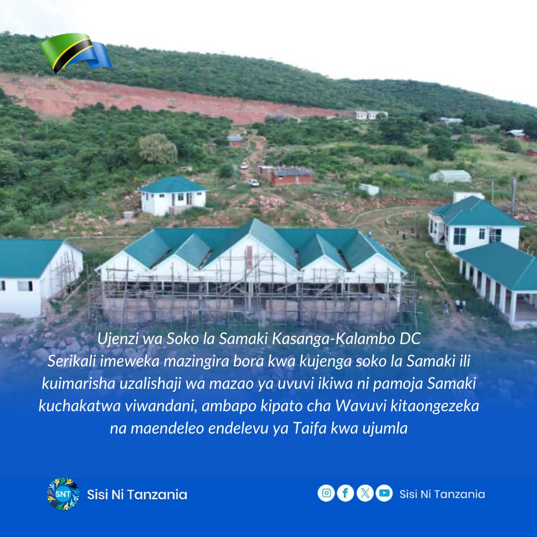 Kandonde24's tweet photo. Ujenzi wa Soko la Samaki Kasanga-Kalambo DC
Serikali imeweka mazingira bora kwa kujenga soko la Samaki ili
kuimarisha uzalishaji wa mazao ya uvuvi ikiwa ni pamoja Samaki
kuchakatwa viwandani. #sisinitanzania #katibanasheria #Mslac #DrSSH #Matokeochanya #KaziNaUtuTunasongaMbele https://t.co/8lOxHKG8gO