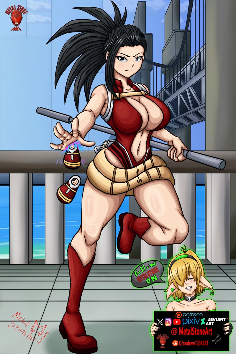 MetalStoneArt's tweet photo. Momo Yaoyorozu 

#MomoYaoyorozu #MyHeroAcademia https://t.co/LI9w5g8Mny