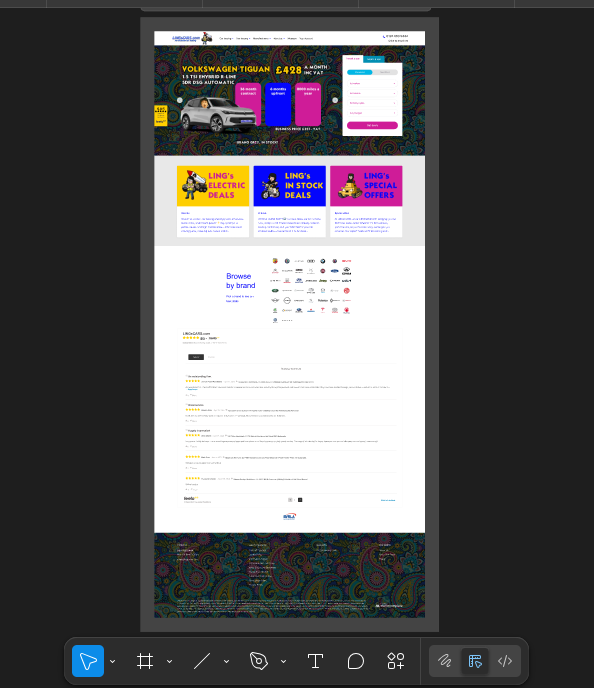 Raphealime's tweet image. &quot;Redesigned LingsCars&apos; landing page. Same wild energy, way better conversions. Before/after👇

Good UX works WITH personality, not against it. #DesignThatConverts&quot;