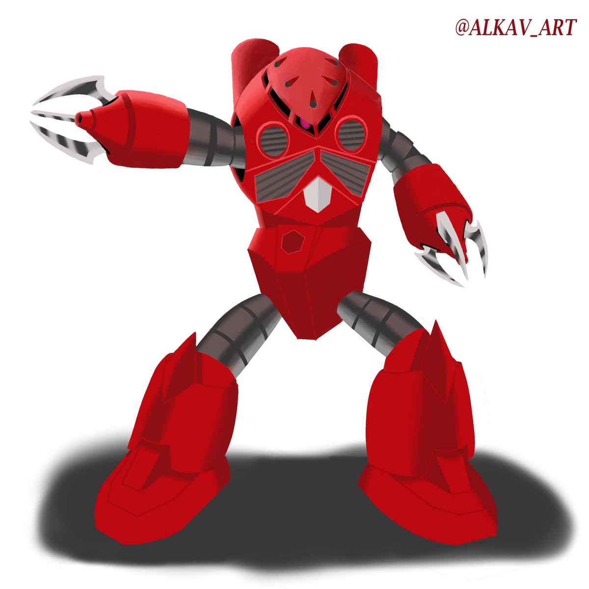 Alkav_art's tweet image. Z&apos;gok #gundam #zeon #zaku #mobilesuit #gundamart #fanart