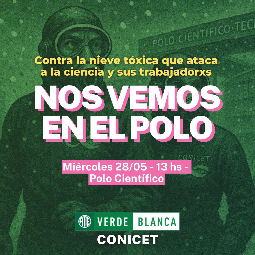 ATE CONICET Capital - Verde y Blanca tweet media