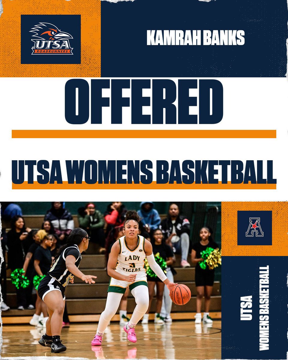 Crispus Attucks High School GBB (@attucksgbb) on Twitter photo Congratulations to 2026 Lady Tiger Kamrah Banks <a href="/KamrahB/">Kamrah Banks (Lights_Kamrah_Action)</a> on earning a scholarship offer from <a href="/CoachKarenA/">Karen Aston</a> and <a href="/CoachCamMiles/">Cameron Miles</a> . <a href="/UTSAWBB/">UTSA Women’s Basketball</a> Congratulations to 2026 Lady Tiger Kamrah Banks <a href="/KamrahB/">Kamrah Banks (Lights_Kamrah_Action)</a> on earning a scholarship offer from <a href="/CoachKarenA/">Karen Aston</a> and <a href="/CoachCamMiles/">Cameron Miles</a> . <a href="/UTSAWBB/">UTSA Women’s Basketball</a>