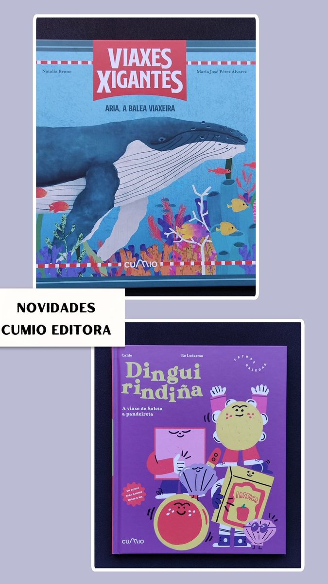 Espazo Lectura (@espazolectura) on Twitter photo Novidades de Cumio Editora Novidades de Cumio Editora