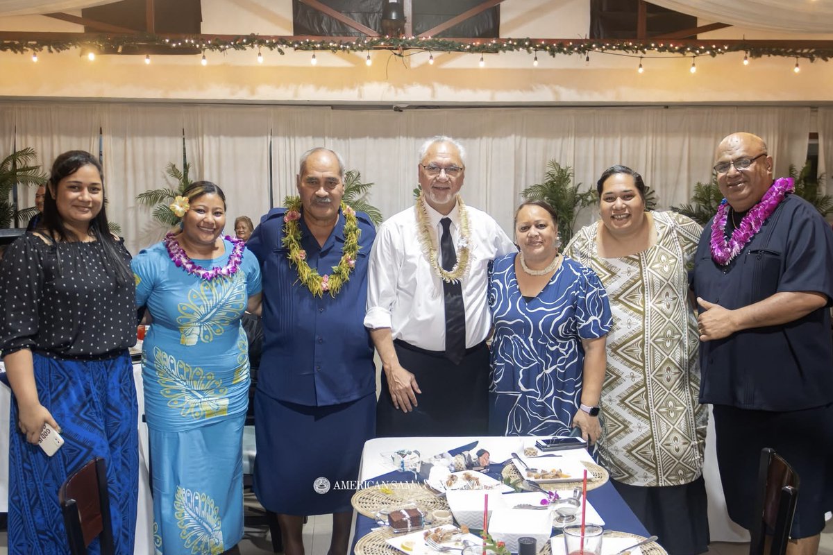 governorpula's tweet photo. Honored to speak at the DPS annual dinner as Police Week came to a close. Grateful for the courage, sacrifice &amp; service of our law enforcement. Your dedication strengthens our community. Thank you. #PoliceWeek #DPSAmericanSamoa #CommunityService https://t.co/TtIDExggIN