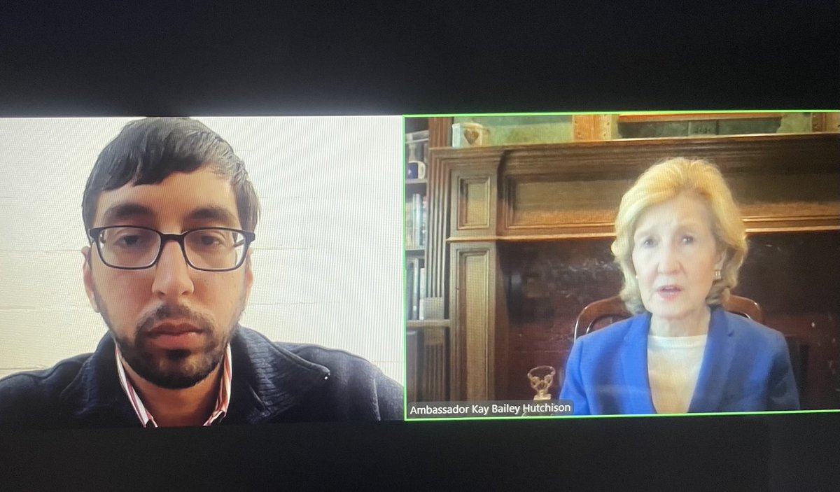 Kay Bailey Hutchison (@kaybaileyhutch) on Twitter photo @fedsoc discussion of <a href="/NATO/">NATO</a> on Zoom ! <a href="/smu_fedsoc/">SMU Federalist Society</a> <a href="/TAMULaw_FedSoc/">Texas A&M Law Federalist Society</a> <a href="/GWFedSoc/">GW Law FedSoc</a> <a href="/FedSoc/">Federalist Society</a>AtUVALaw <a href="/ND_FedSoc/">Notre Dame Federalist Society</a> @fedsoc discussion of <a href="/NATO/">NATO</a> on Zoom ! <a href="/smu_fedsoc/">SMU Federalist Society</a> <a href="/TAMULaw_FedSoc/">Texas A&M Law Federalist Society</a> <a href="/GWFedSoc/">GW Law FedSoc</a> <a href="/FedSoc/">Federalist Society</a>AtUVALaw <a href="/ND_FedSoc/">Notre Dame Federalist Society</a>