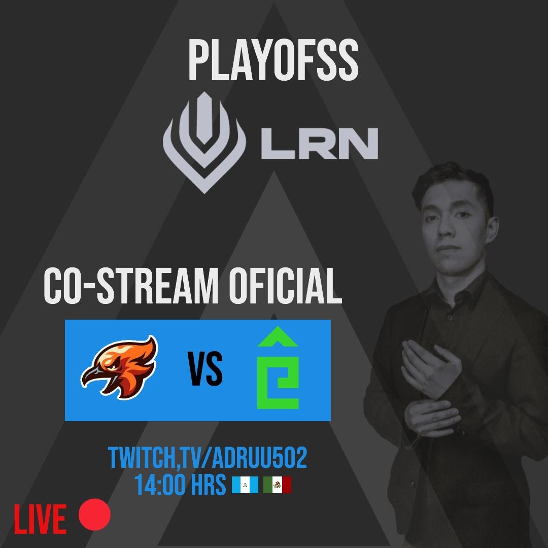 Gente hoy toca Co-stream de la <a href="/Lolacelatam/">Ligas regionales LATAM x ACE</a> 

Vengan a apoyar a su equipo favorito 🔥🏆

Lower Braket B05
<a href="/fuegocw/">Fuego</a> vs @peek_gaming

Con:
🎙️ <a href="/tur3mai/">Tur3Mai 🤓☝️ Análisis y Rendimiento</a> 

⬇️⬇️⬇️📽️🔴
twitch.tv/adruu502