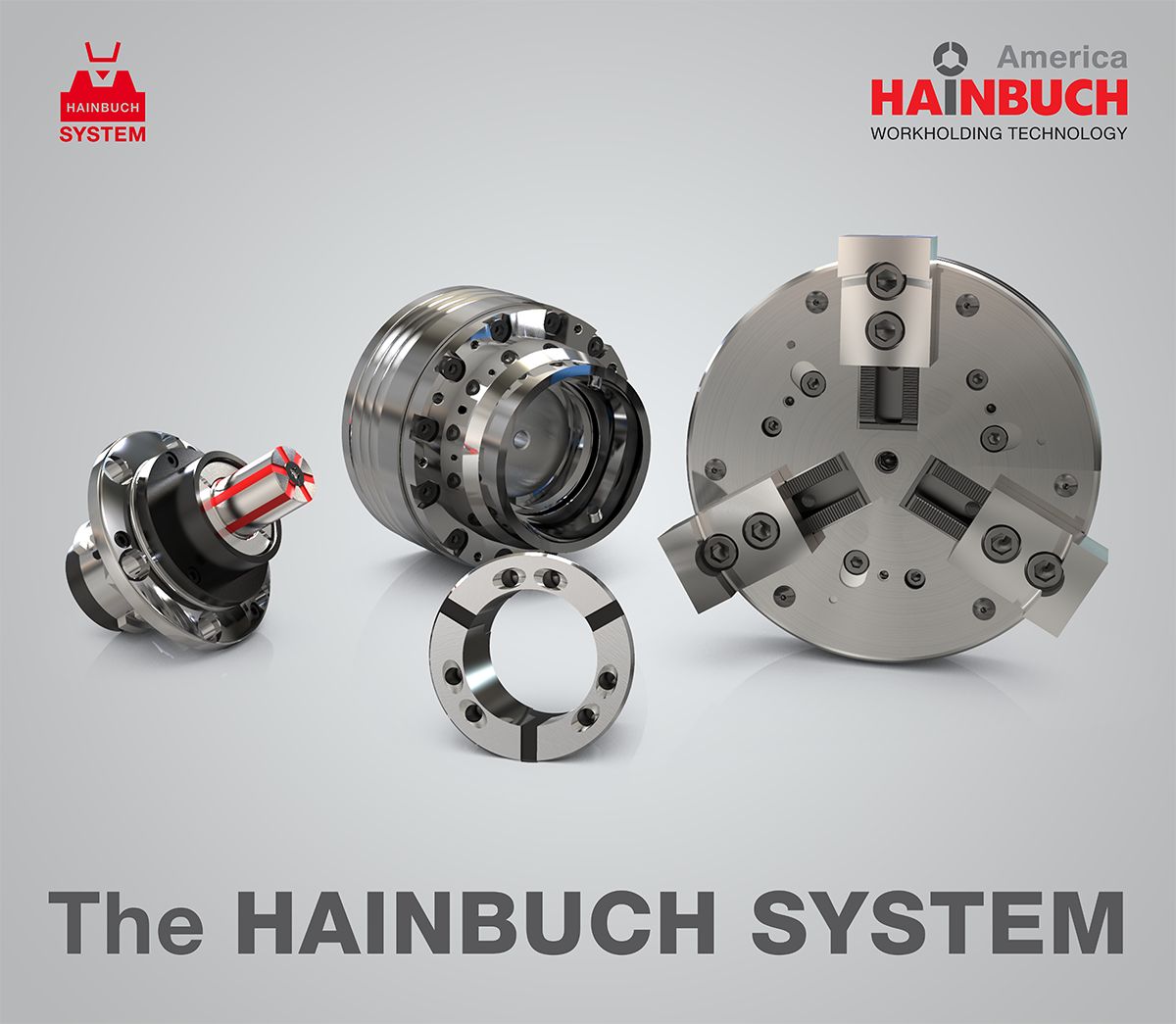 It's not bragging if you can back it up - The HAINBUCH SYSTEM is the  perfect solution for any shop, big or small. It not only simplifies  changeovers but also meets the highest standards of accuracy. As easy as  1, 2, 3, you can change from O.D. clamping to I.D., jaw clamping,