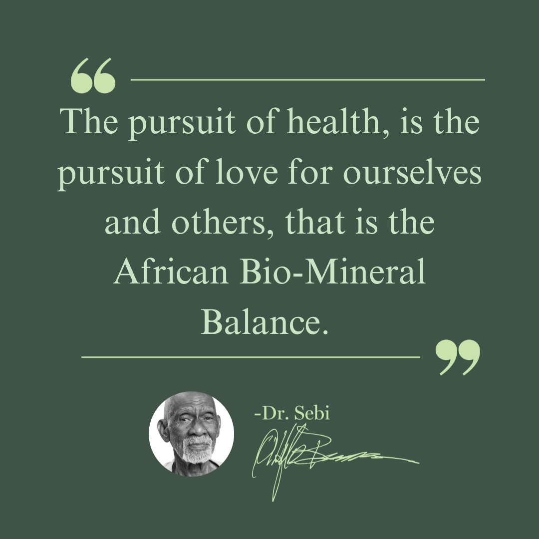 #DrSebi #AfricanBioMineralBalance #Healing #QuoteoftheDay