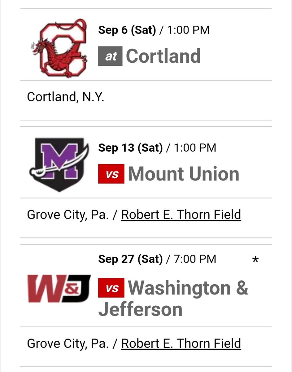 Oh. Okay. Yeah that's one way to start your season <a href="/D3FBHuddle/">In The (D3FB) Huddle</a>