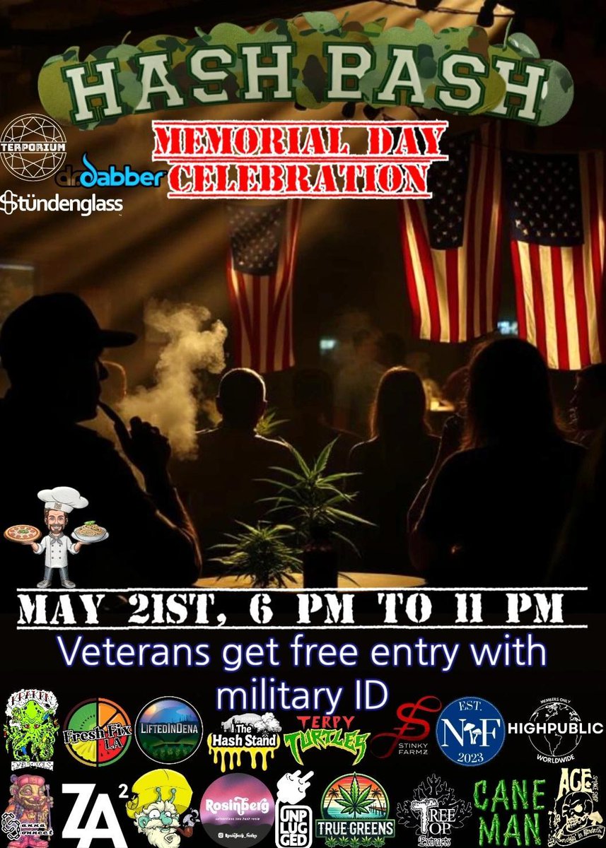 You know the vibes Wednesday <a href="/hashbashla/">Dab N Carts / Hash Bash LA</a> Gardena pull up YSb #IYKYK