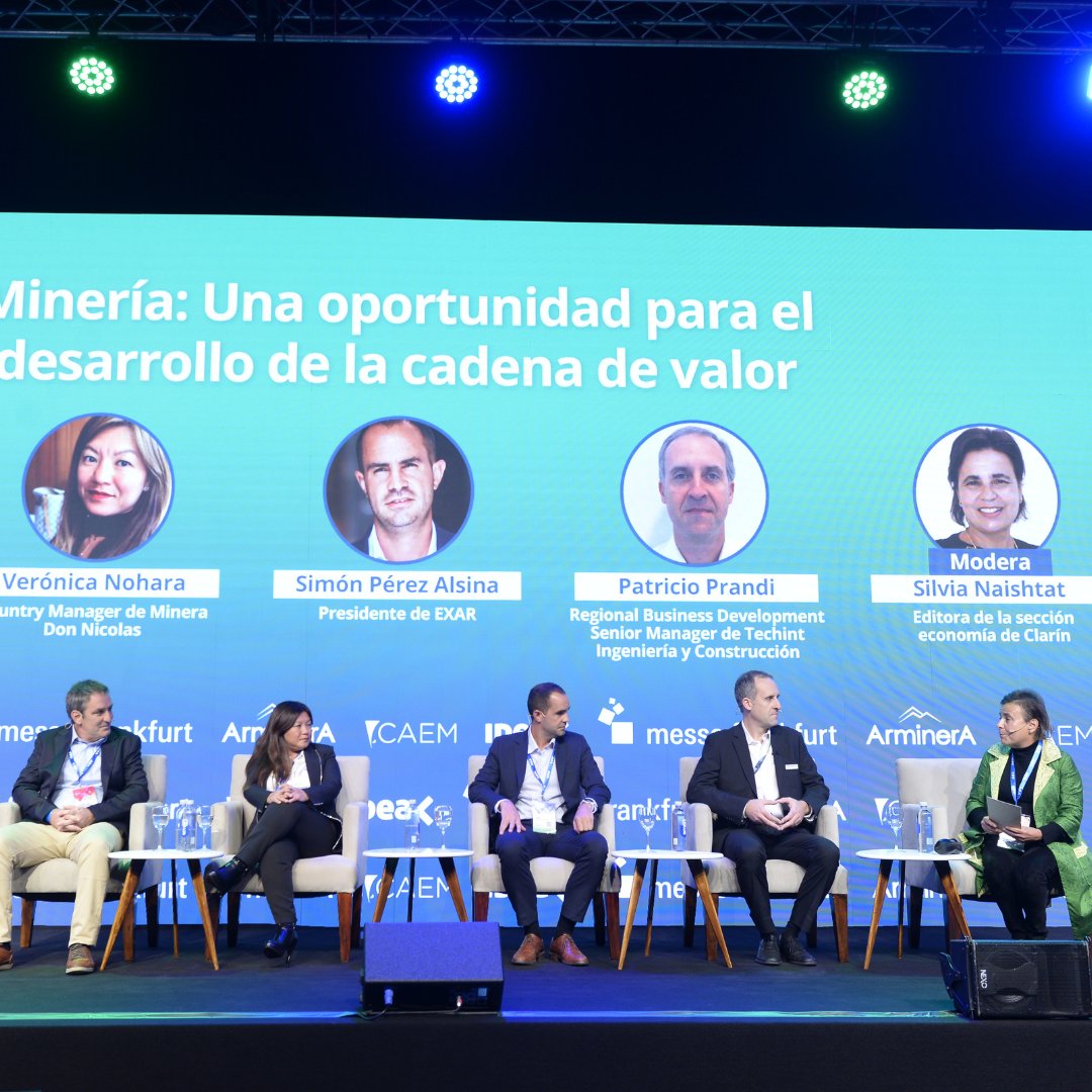 Continuamos con el panel “Minería: Una oportunidad para el desarrollo de la cadena de valor” junto a Pedro Brandi, Verónica Nohara, Simón Pérez Alsina, Patricio Prandi y Silvia Naishtat

#Arminera2025 #idea #ideaarg