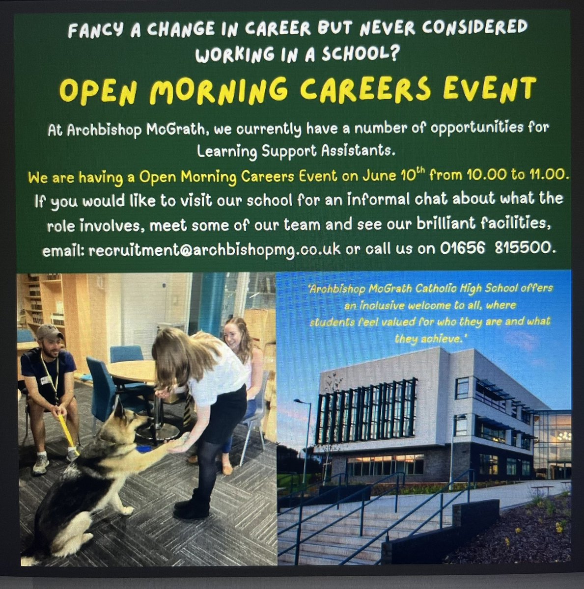 Come and work with us!