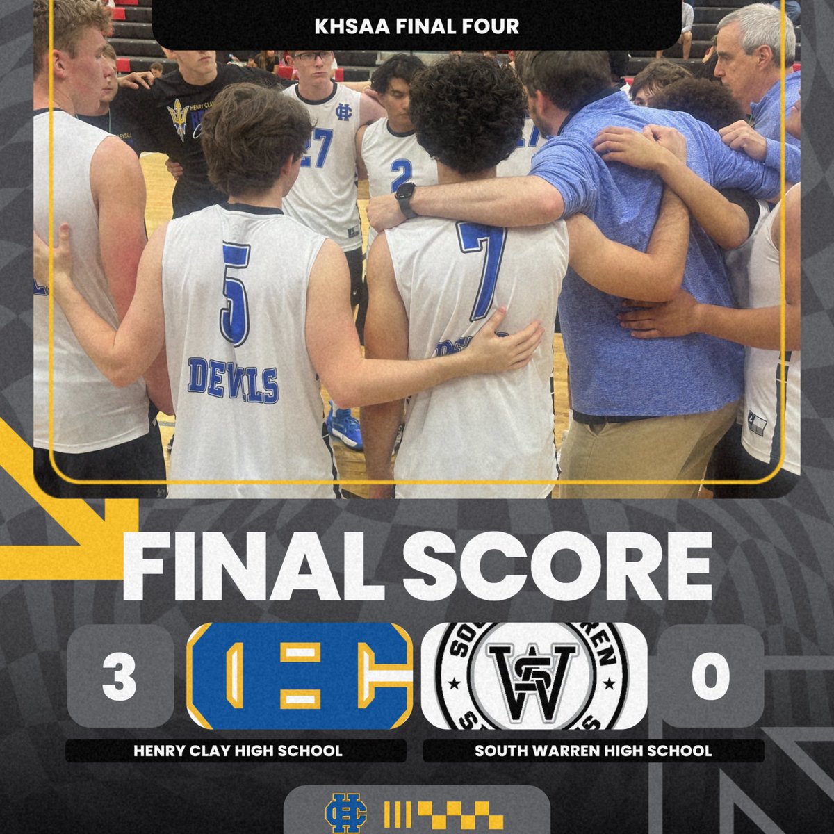 Our boys are moving on to play for a title!