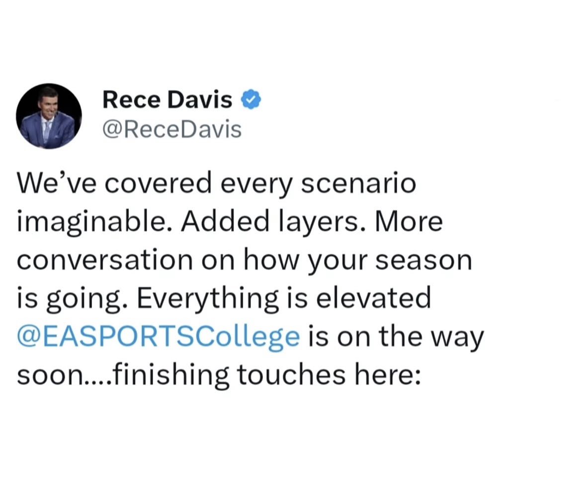 EA CFB '26 Will Have More Conversations From Commentors..