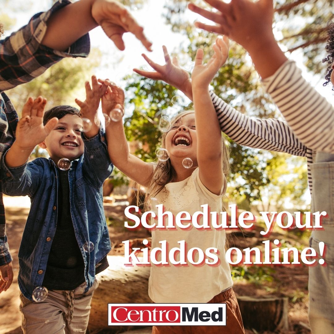 Busy parents — we’ve made booking your child’s doctor visit easier! 🧸You can now self-schedule pediatric appointments online, anytime. No phone call needed.

Find a CentroMed location near you: centromedsa.com/locations or call 210-922-7000.

#centromed #centromedSA #pediatrics