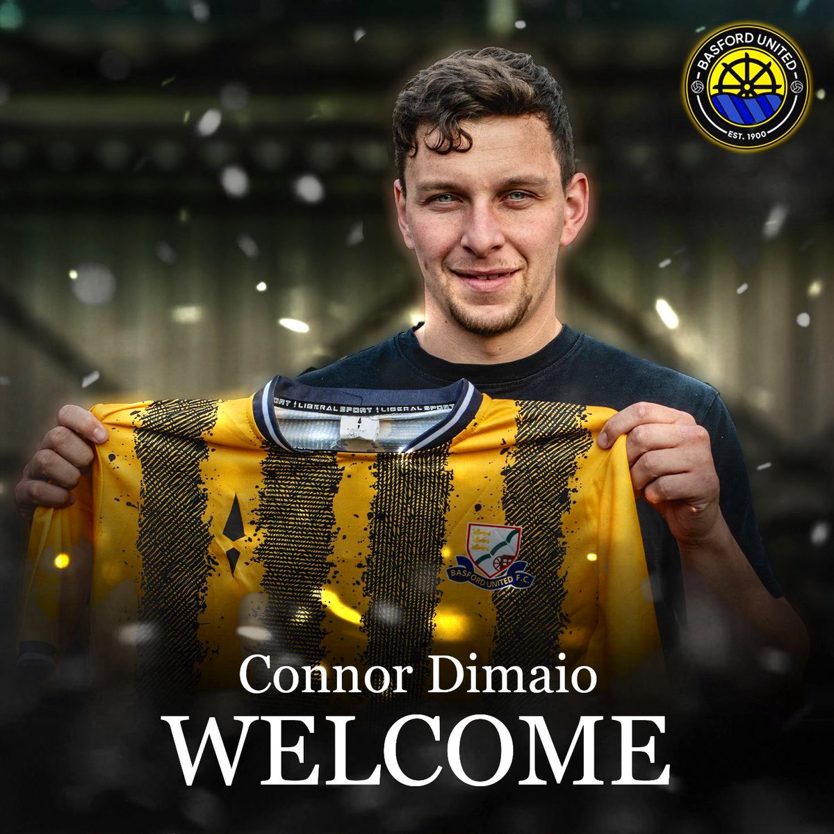 Basfordutdfc's tweet photo. ✍️ 𝐂𝐎𝐍𝐍𝐎𝐑 𝐃𝐈𝐌𝐀𝐈𝐎 𝐈𝐒 𝐀𝐍 𝐀𝐌𝐁𝐄𝐑!

We’re delighted to welcome midfielder Connor Dimaio to Greenwich Avenue ahead of our 125th anniversary season! 

The former Sheffield United man brings EFL experience to Basford United, adding real quality to our midfield.

#𝐂𝐎𝐘𝐀 || #𝐔𝐓𝐀