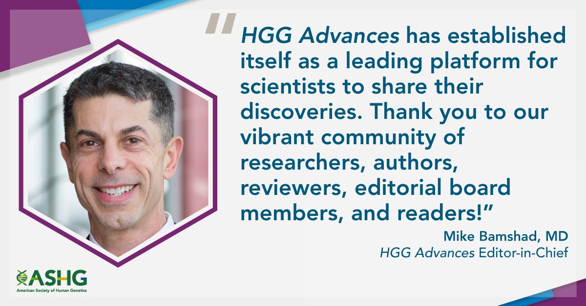 ASHG (@geneticssociety) on Twitter photo Mike Bamshad, MD, said it best — THANK YOU! The support of <a href="/HGGAdvances/">Human Genetics and Genomics Advances</a> from our vibrant community members has made the last five years truly remarkable.
Check out this article to see what HGG Advances has in store: ashg.org/publications-n…
#ASHG #GeneticsDiscoveries Mike Bamshad, MD, said it best — THANK YOU! The support of <a href="/HGGAdvances/">Human Genetics and Genomics Advances</a> from our vibrant community members has made the last five years truly remarkable.
Check out this article to see what HGG Advances has in store: ashg.org/publications-n…
#ASHG #GeneticsDiscoveries