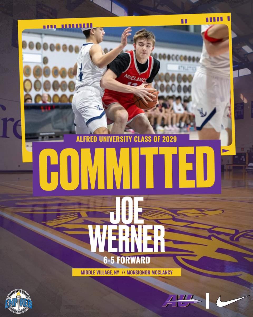 Joe Werner
6-5 Forward 
Middle Village, NY // Monsignor McClancy

Averaged 12 PPG/12 RPG/2.5 BPG &amp; CHSAA ‘A’ All-League Forward