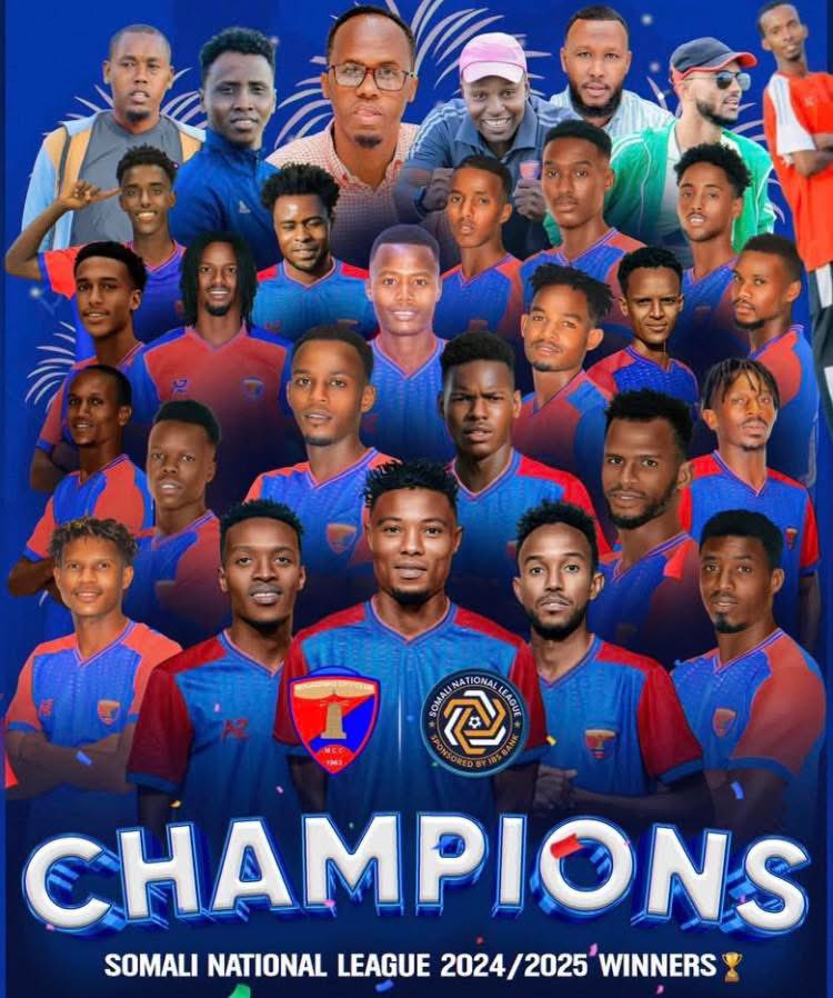 🇸🇴 Mogadishu City sagra-se campeão da Somália.