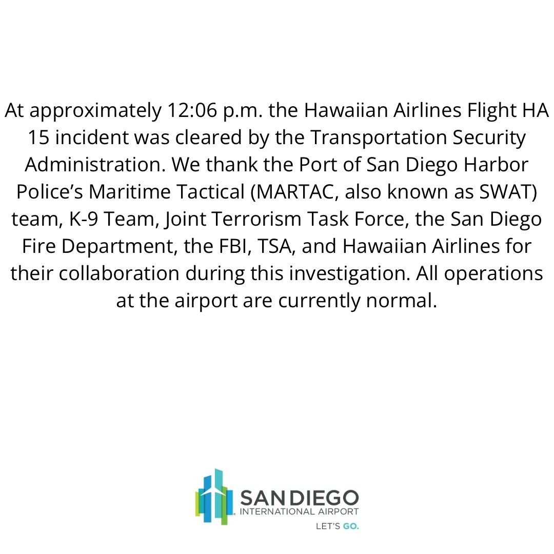 San Diego Airport (@sandiegoairport) on Twitter photo 