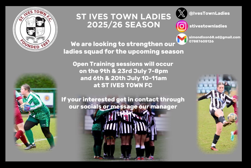 St Ives Town FC Ladies tweet media