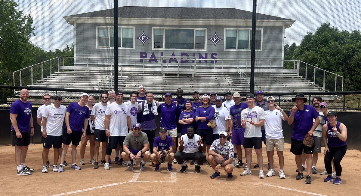 Jason Donnelly (@jdfurmanpaladin) on Twitter photo Fun Tradition Ending the Year with <a href="/FurmanPaladins/">Furman Paladins</a> Staff Awards and Purple vs. White Softball Game! Great group of leaders and teammates that make Furman the special place that it is! Fun Tradition Ending the Year with <a href="/FurmanPaladins/">Furman Paladins</a> Staff Awards and Purple vs. White Softball Game! Great group of leaders and teammates that make Furman the special place that it is!