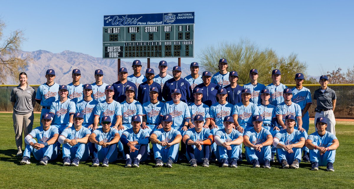 PimaAthletics (@pimaathletics) on Twitter photo The Aztecs <a href="/BaseballPima/">Pima Baseball</a> did not receive a bid to the NJCAA DII World Series. They finish the 2025 season at 47-13 overall (most wins since 1985, 48) and 29-11 in ACCAC play (most wins since 1987, 30). They won set a new program record of 45-regular season victories. #AztecTOUGH The Aztecs <a href="/BaseballPima/">Pima Baseball</a> did not receive a bid to the NJCAA DII World Series. They finish the 2025 season at 47-13 overall (most wins since 1985, 48) and 29-11 in ACCAC play (most wins since 1987, 30). They won set a new program record of 45-regular season victories. #AztecTOUGH