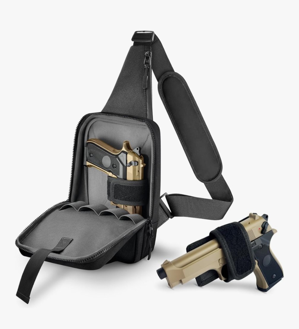 GIVEAWAY ALERT: I still haven't heard back from my latest sponsor, so to buy some more time, I am giving away a conceal carry sling bag. I use one all the time and love it. Contest will run until next Sunday.

To enter:
1. Follow me
2. Retweet
3. Tag a buddy 

Best of luck all!