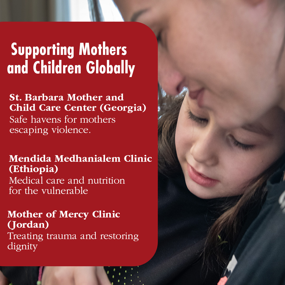 CNEWA's tweet image. As May’s Marian devotion comes to a close, we honor the courage of mothers worldwide. Like Mary’s ‘yes,’ they’re choosing hope for their families.

Your gift brings care, dignity &amp;amp; healing. Let’s make a lasting impact together. 

Join us today: cnewa.org/donate/