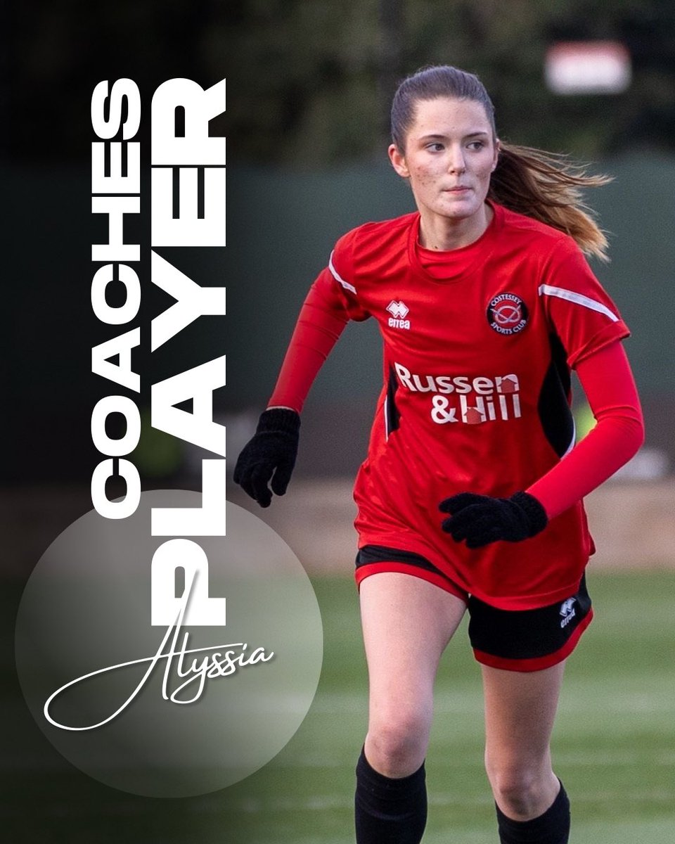 Congratulations to Alyssia for winning the 24/25 Coaches player of the year award 🏆.

Consistently good all season, mature beyond her years, a critical, valued part of the team - well done Alyssia!

#thenorfolkreds 🔴⚫️
#norfolkfootball
